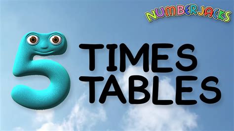 numberjacks 5 times table song