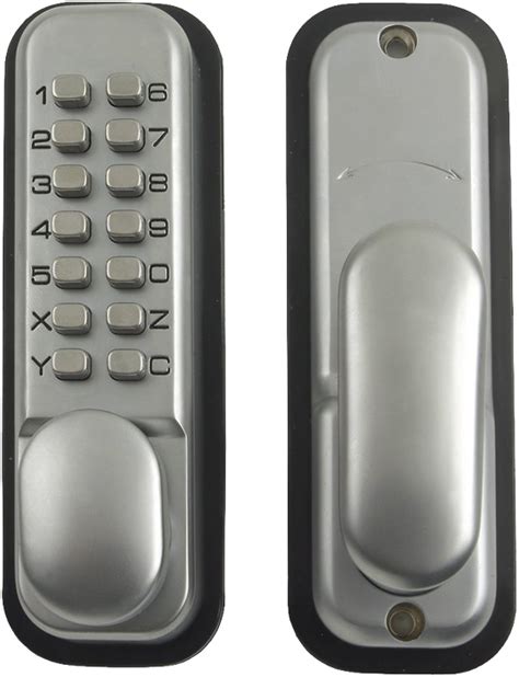 numeric door lock with handle