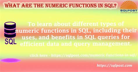numeric function in sql server with example