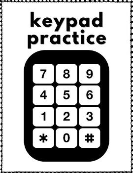 Numeric Keypad Exercises