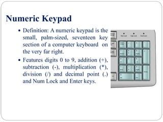 Numeric Keypad Function Definition