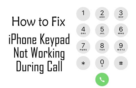 Numeric Keypad On Iphone Not Working
