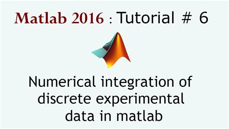 numerical integration of data matlab