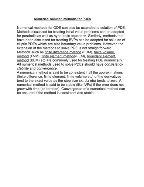 numerical methods for.pdes ucd