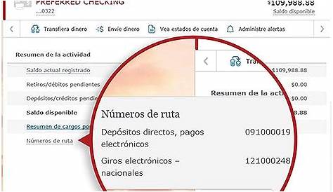 ¿Cuál Es Mi Número De Ruta De Wells Fargo En Un Cheque, Por Internet O