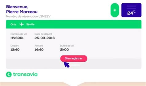 numero de billet transavia