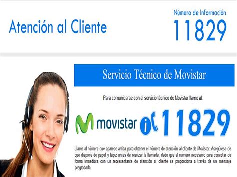 numero de servicio al cliente movistar