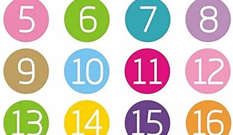 Tarjetas para aprender los números del 1-20. Motivos Cupcakes (con