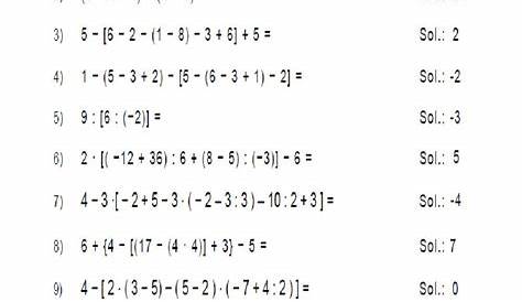 Matemáticas Septimos: Concepto y ejemplo de Suma y Resta de números