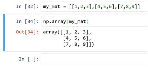numpy code example