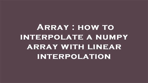 numpy interpolate lanczos