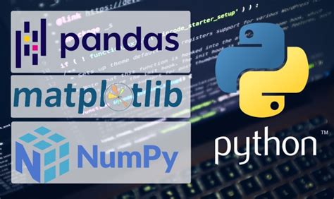 numpy pandas matplotlib project