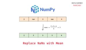 numpy replace nan with nearest value