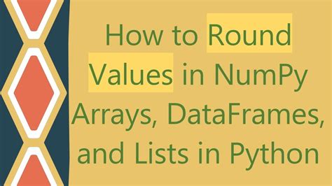 numpy round values