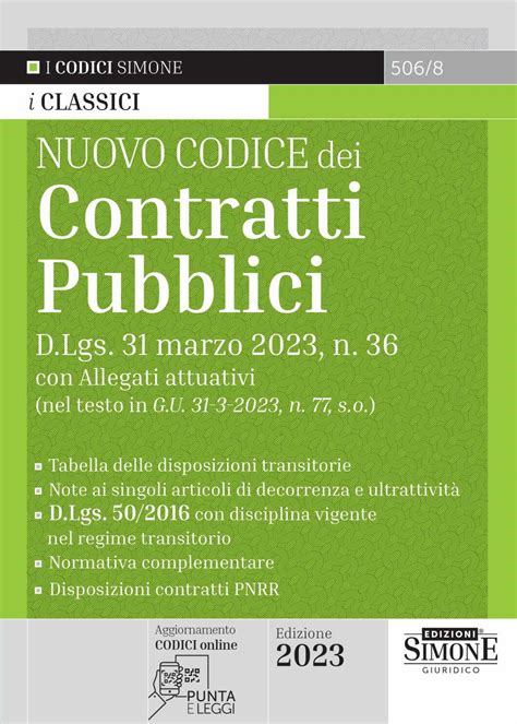 nuovo codice dei contratti pubblici 2023