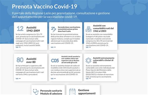 nuovo vaccino covid lazio