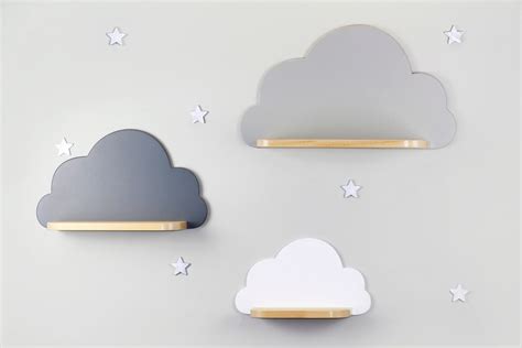 nursery cloud shelves