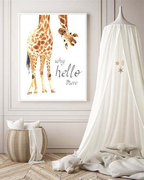 Nursery Wall Decor Giraffe