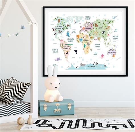 Nursery World Map Theme