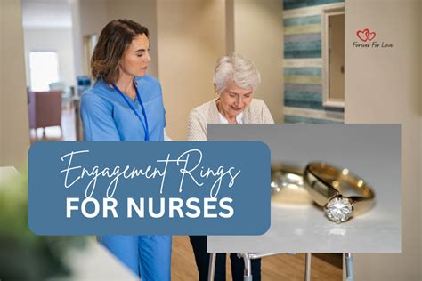 nurses engagement rings at work