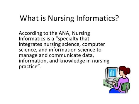Nursing Informatics Definition