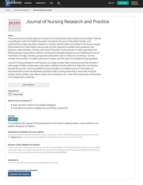 Nursing Journal Directory