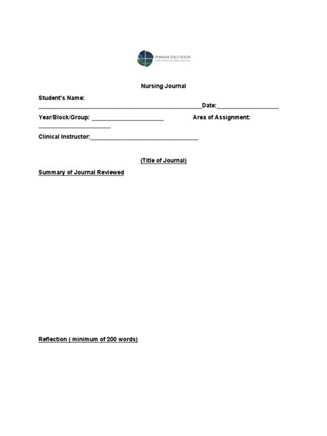 Nursing Journal Free