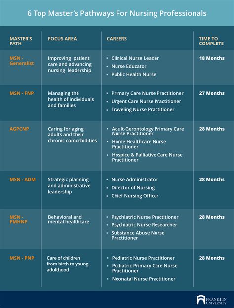 5 Nursing Masters Options