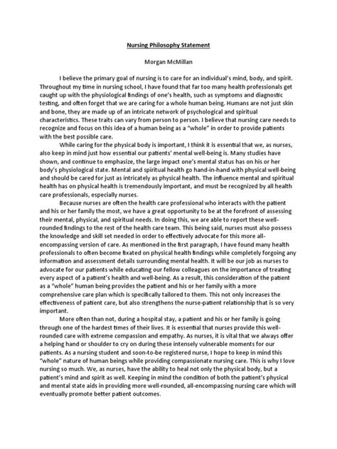 5 Tips Nursing Philosophy