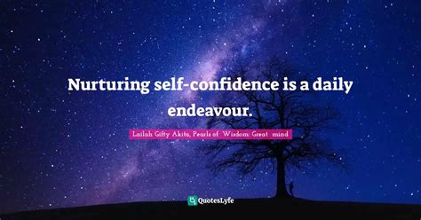 Nurturing Confidence