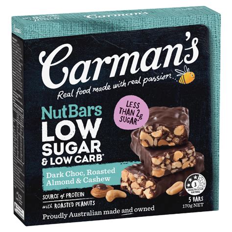 Nut Bars Low Sugar