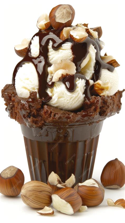Nut Chocolate Sundae
