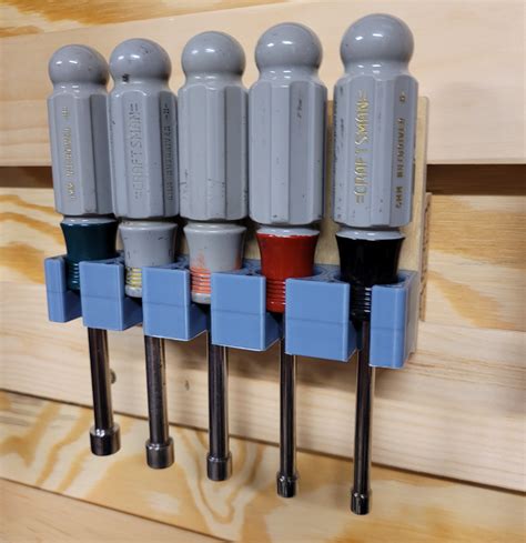 Nut Driver Holder For Tool Box