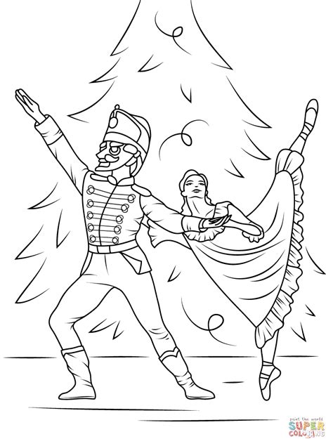 Nutcracker Ballet Coloring Sheets