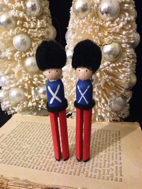 Nutcracker Clothespin Ornaments