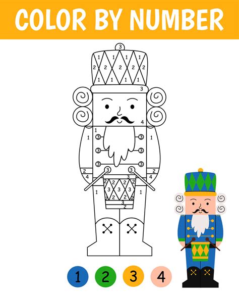 Nutcracker Color By Number Printable