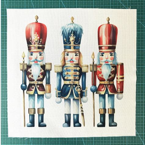 Nutcracker Fabric Panel