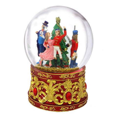 Nutcracker Musical Snowglobe