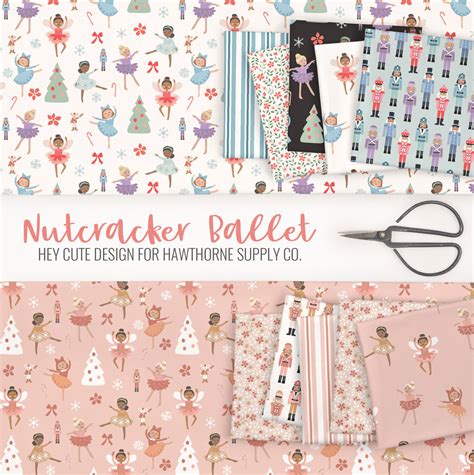 Nutcracker Themed Fabric