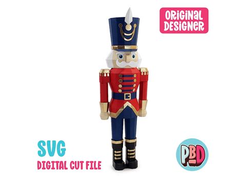 Download nutcracker-3d-papercraft SVG