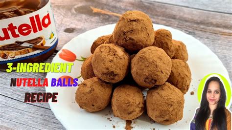 nutella balls recipe no bake