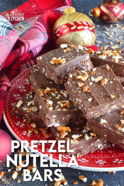 Nutella Pretzel Bars
