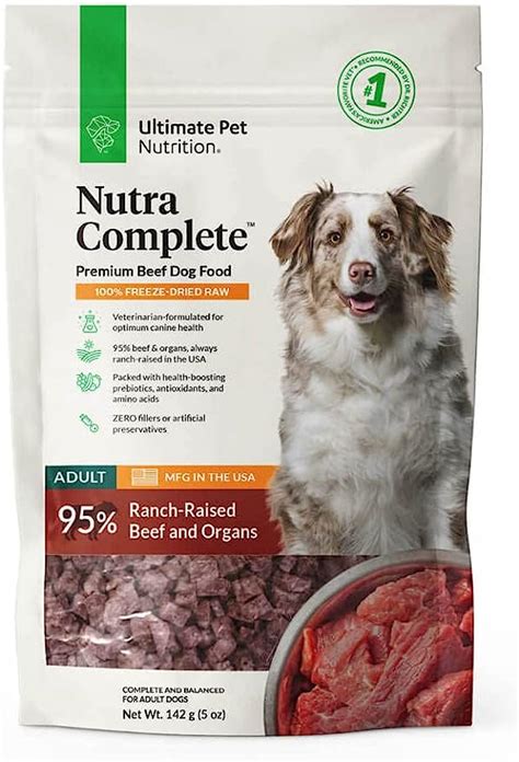 Buy Ultimate Pet Nutrition Nutra Complete 100 Freeze Dried Raw Beef
