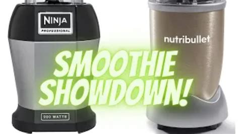 Nutribullet Versus Ninja