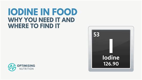 Nutrient From Iodine