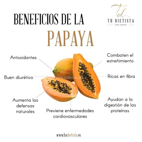 nutrientes de la papaya