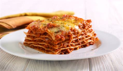 nutrition facts in lasagna
