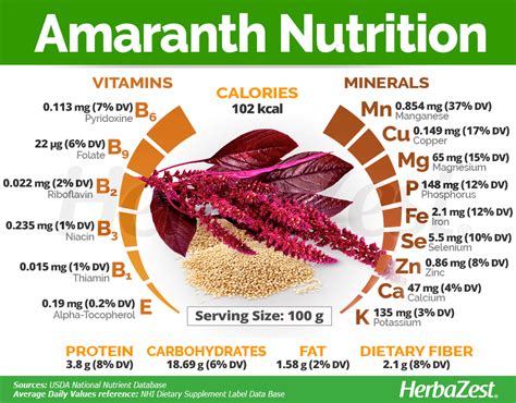 Nutritional Value Amaranth