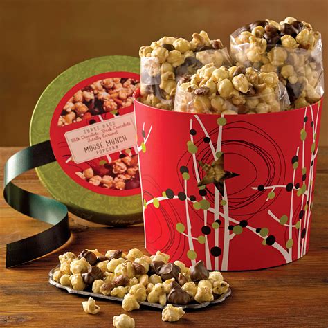 Nuts Popcorn Gift Basket