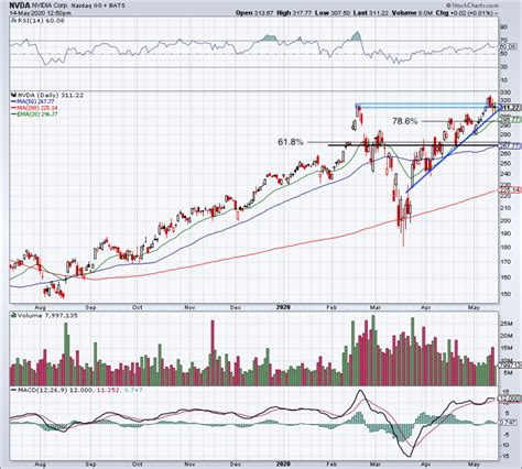 nvidia stock chart daily